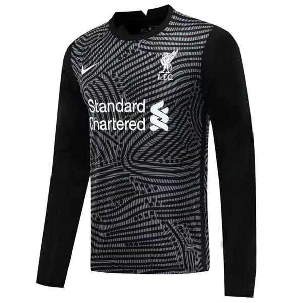 Tailandia Camiseta Liverpool Primera Equipación ML Portero 2020-2021 Negro